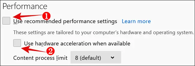 Disable Hardware Acceleration in Firefox