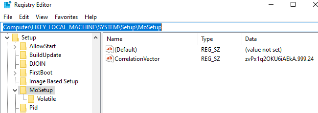 Enter the address in the Registry Editor's location bar.
