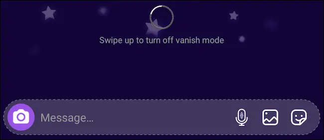 Turn off Vanish Mode on Instagram