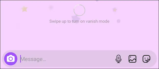 Turn on Vanish Mode on Instagram