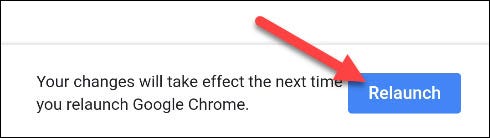 Chromeを再起動します