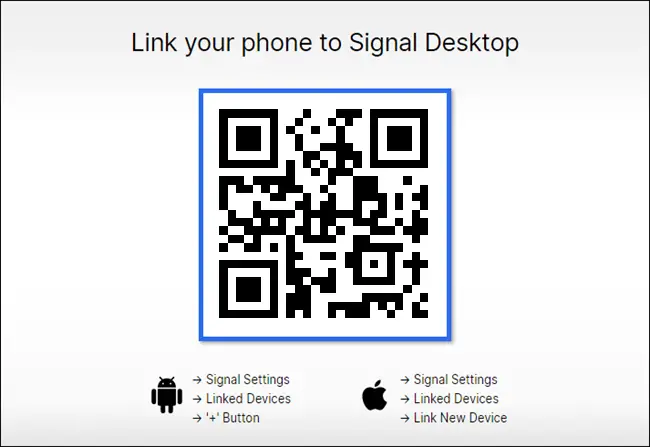 QR-Code von der Desktop-App