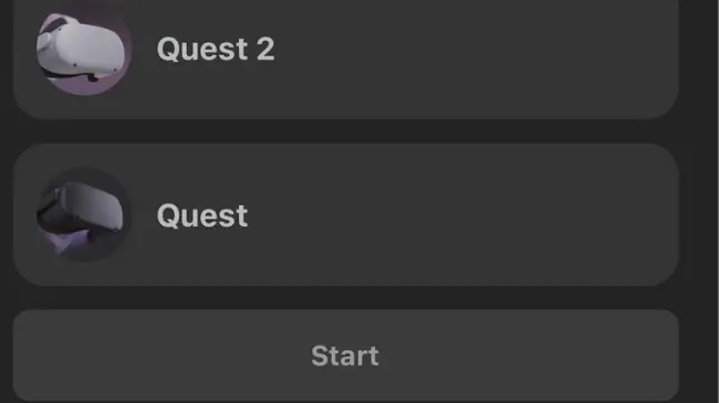 Quest 2 Casting Select