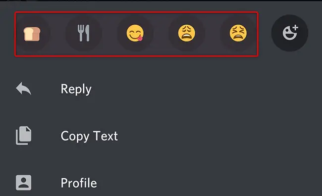 Select an emoji reaction.