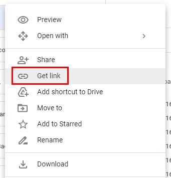 Obtenir le lien Google Drive 