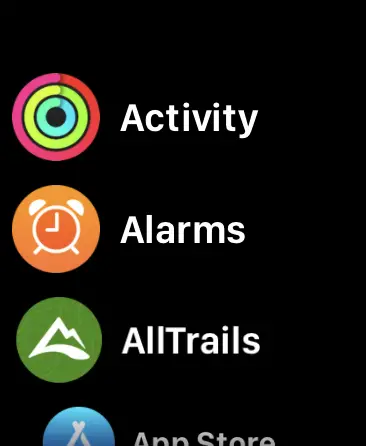 Aplicación de actividad Apple Watch