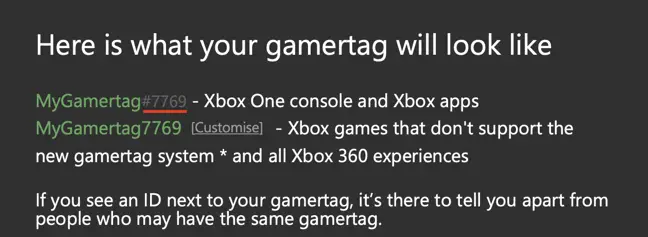 Numeri casuali di Xbox Gamertag